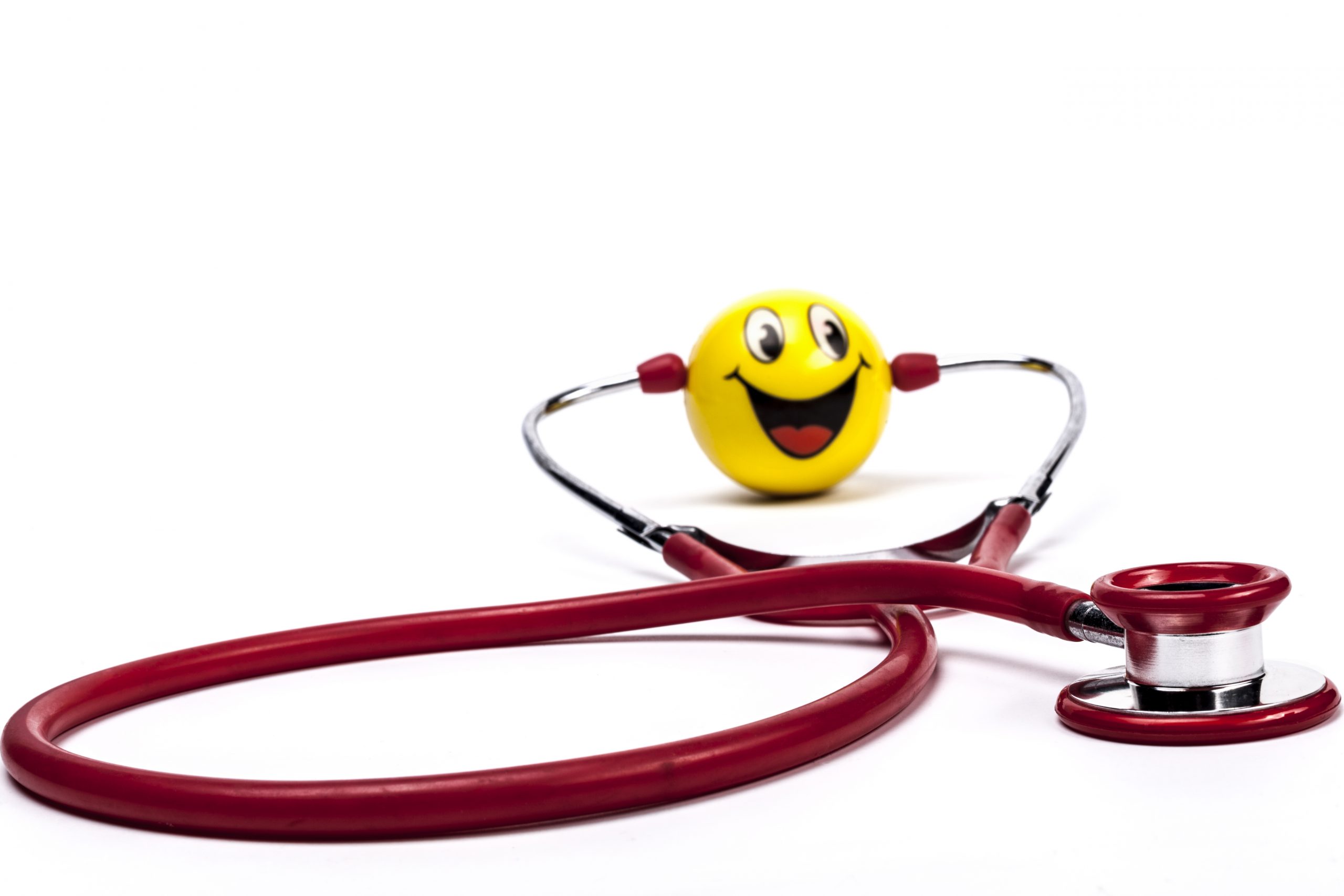 Happy Red Stethoscope